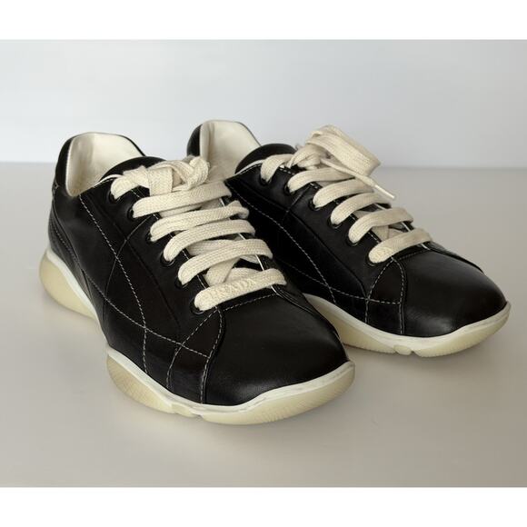 Prada Men\'s Black Nappa Leather Soft Sneakers 9 US (8 Prada) 2EE429 main image 11